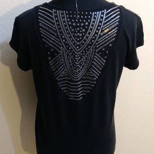 Victoria's Secret Sequin Back Tee L